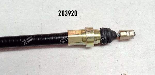 Pair of secondary handbrake cables - PEUGEOT 306 - 203910/203920- 6