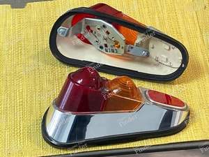 Feux arrières chromés - R4 et Alpine cabriolet - RENAULT 4 / 3 / F (R4)