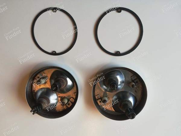 Pair of rear lights - SIMCA 900 / Simc'4 / 1000 / 1005 / 1006 / 1118 /Abarth 1150 - 509874- 9
