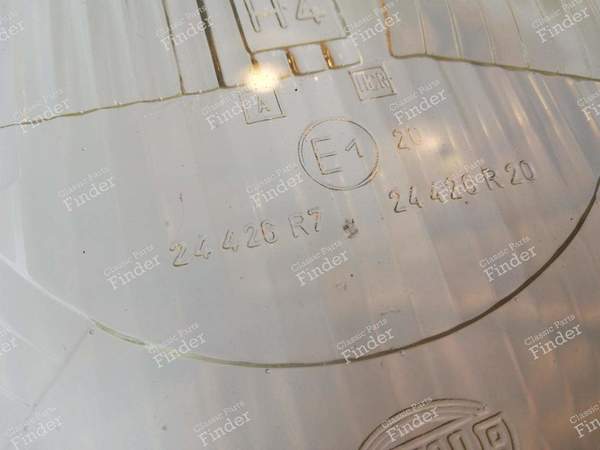 Glas der Scheinwerferoptik rechts - MERCEDES BENZ W123 - 008117096 / 117096001 / A1238261290- 4