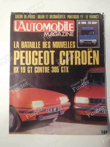 L'Automobile Magazine - November 1984 - PEUGEOT 305 - #461- 0