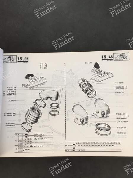 Ersatzteilhandbuch – PR 907 (5. Auflage) - RENAULT 12 / Virage (R12) - 7701436612- 4