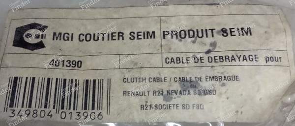 Clutch release cable Manual adjustment - RENAULT 21 (R21) - 401390- 2