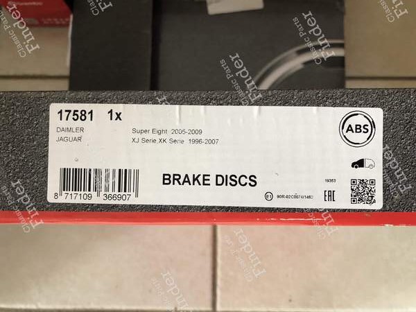 Disques de frein - JAGUAR XK8 / XKR - DAIMLER : C2C41250, JLM20617 JAGUAR : JLM20617- 3