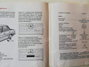 Handbuch - Niederländisch - MERCEDES BENZ S (W116) - A1165843496 / 65004797- thumb-8