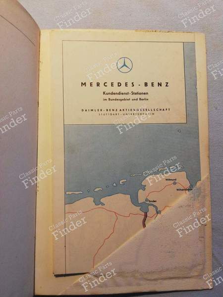 Fahrtenbuch für autorisierte Mercedes-Tankstellen - MERCEDES BENZ 219 & 220 (W105 / W128 / W180) (Großen Ponton) - 5