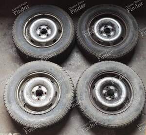 4 jantes en acier - RENAULT 9 / Alliance / Broadway / 11 / Encore (R9 / R11)