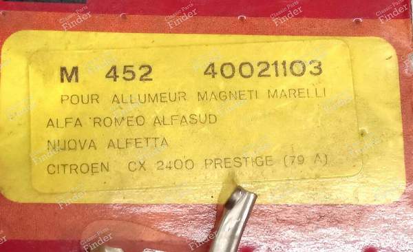 Platinum screws Magnetti Marelli M452 - Alfetta, Alfasud - CX 2400 - ALFA ROMEO Alfasud - 40021103- 2