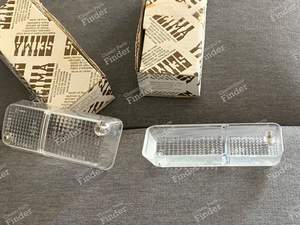 2 cabochons de clignotants / veilleuses blancs - RENAULT 12 / Virage (R12) - 427- thumb-2