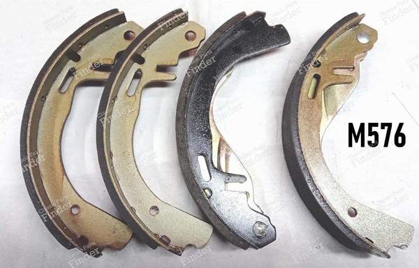 Set of 4 shoes for rear drum brakes - OPEL Corsa (A) - LS1246- 0