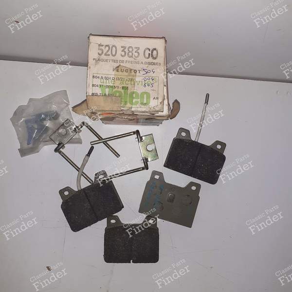 Plaquettes de frein arrières - PEUGEOT 504 - 520383GO