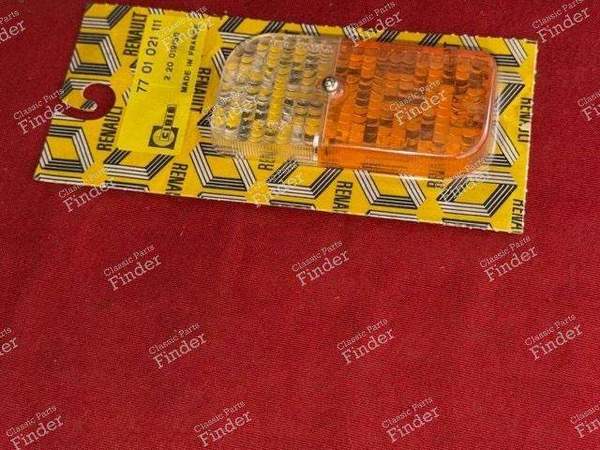 Left turn signal / pilot light cap - RENAULT 4 / 3 / F (R4) - 2076A / 7701021111- 0