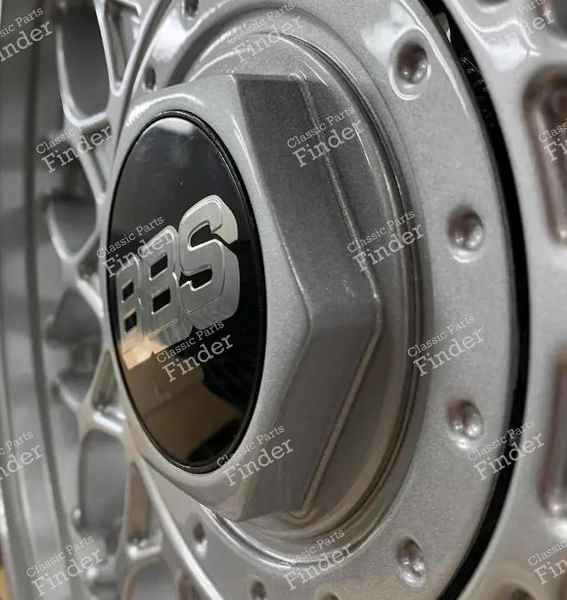 Lot de 4 caches moyeu pour jante BBS en 15 pouces - VOLKSWAGEN (VW) Golf I / Rabbit / Caddy / Jetta - Equiv. RJ407- 3