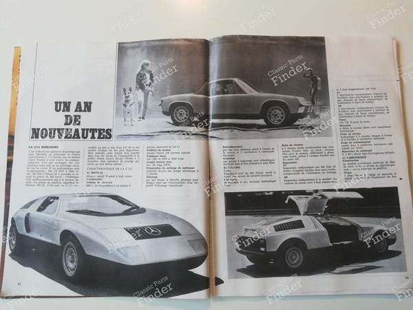 Revue 'moteurs' - 1969 Motor Show Special - PEUGEOT 504 Coupé / Cabriolet - N° 75- 5