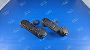 Pair of black window cranks - PEUGEOT 205