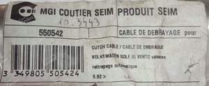 Self-adjusting clutch release cable - VOLKSWAGEN (VW) Golf III / Vento / Jetta - 550542- thumb-4