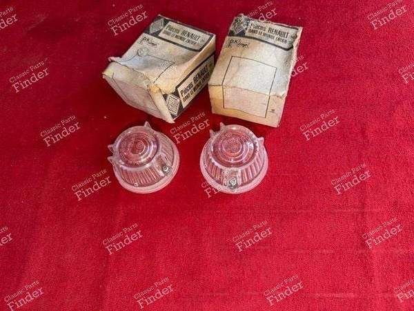 Pair of turn signal studs - RENAULT 4 / 3 / F (R4) - 6727 / 51105- 2