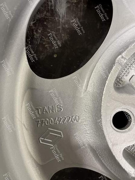 Jantes aluminium 13 pouces - RENAULT Twingo I - 7700422260 / 7701410283- 5