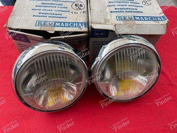 Two MARCHAL AMPLILUX headlights for DS/ID, or others - CITROËN DS / ID - 61282203 (?)- 1