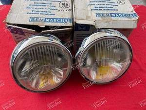 Two MARCHAL AMPLILUX headlights for DS/ID, or others - CITROËN DS / ID - 61282203 (?)- thumb-1