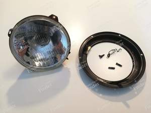 Cibié 200 headlight optics for R8, R10, R4, Dauphine... - RENAULT 4 / 3 / F (R4)