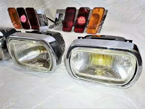 1 complete set of headlights and 2 rear lights - PEUGEOT 504 Coupé / Cabriolet - 450088 / 629G / 629D- thumb-2
