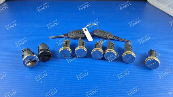 Complete 8-piece lock cylinder set with 2 keys - PEUGEOT Boxer - 4162T6- 2