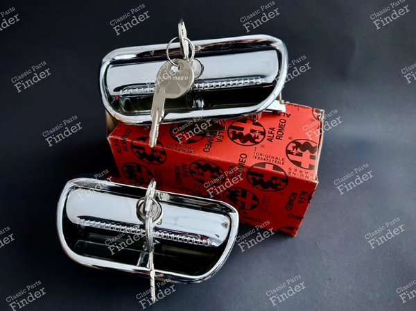 Assemblage de la serrure de porte - 2 pièces - ALFA ROMEO Giulia Sprint GT / GTV / GTC / GTA (105/115 Coupés) 