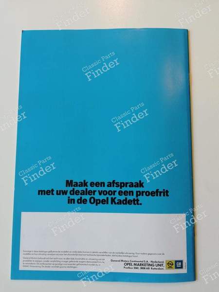 Opel Kadett D advertising brochure - OPEL Kadett (D) - 9