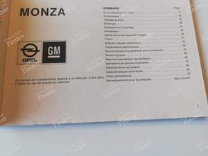 Wartungshandbuch - Monza - OPEL Rekord (E) / Commodore (C) / Senator (A) / Monza (A) - TS-1293 / 09294465- thumb-1