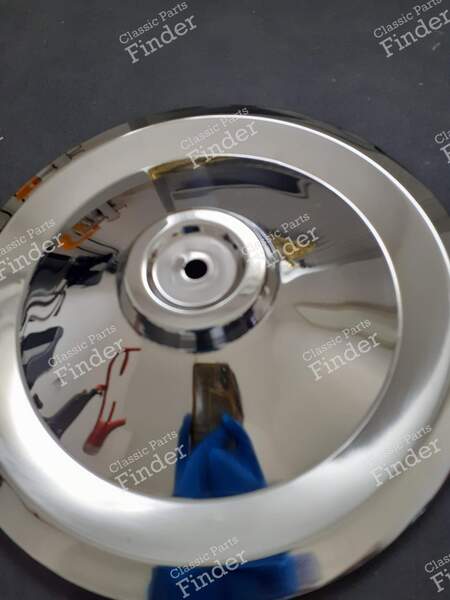 2 stainless steel wheel covers - PEUGEOT 204 - 1
