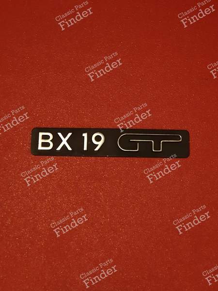 Logo extérieur Citroën BX GT - CITROËN BX 