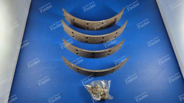Set of 4 rear brake shoe linings - PEUGEOT 504 - 520720- 3