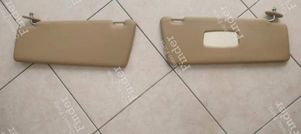 Pair of sunvisors Beige - MERCEDES BENZ W123 - 0