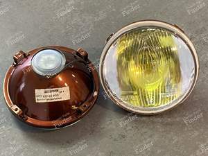 2 "Marchal" optics for A 110 central headlamps (or others) - SIMCA Coupé 1000 / 1200 S - 61263903 /- thumb-1