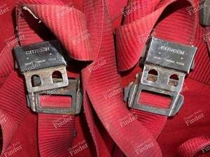 Jeu de ceintures de sécurité rouge - CITROËN DS / ID - thumb-7