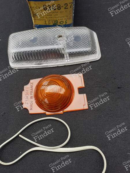 Cabochon de feu clignotant / veilleuse avant droit - PEUGEOT 204 - 6308.27- 1