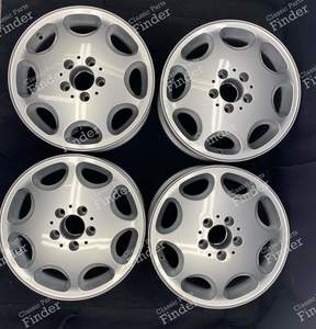Original Mercedes Eight Holes Alloy Wheels - 7.5Jx16 ET51 - MERCEDES BENZ S (W140) - 1404000902- thumb-1