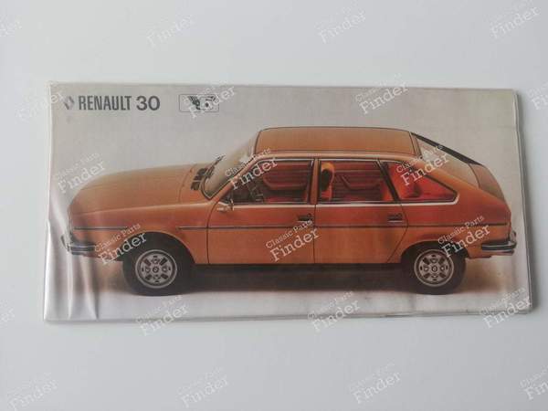 Benutzerhandbuch - R30 V6 - RENAULT 20 / 30 (R20 / R30) - 7701438863- 8