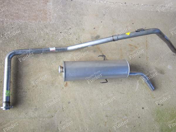 COMPLETE GAS/DIESEL EXHAUST LINE with ACCESSORIES - PEUGEOT J9 - 0