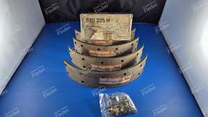 Jeu de 4 garnitures de mâchoires de frein arrière - RENAULT 12 / Virage (R12) - 520705- thumb-1