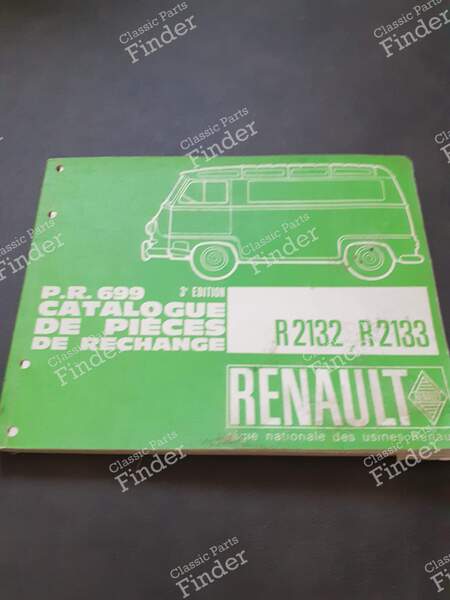 Spare Parts Catalog - RENAULT Estafette / Hi-boy / Petit-Panel - PR699- 0