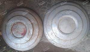 Chromium-plated hubcaps - SIMCA Aronde - thumb-0
