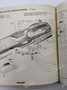 Glove Box Door Emblem - SIMCA 900 / Simc'4 / 1000 / 1005 / 1006 / 1118 /Abarth 1150 - 22569S- thumb-3