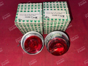 Original red tail lights 2 studs - CITROËN Ami 6 - 1599R / 599R- thumb-0