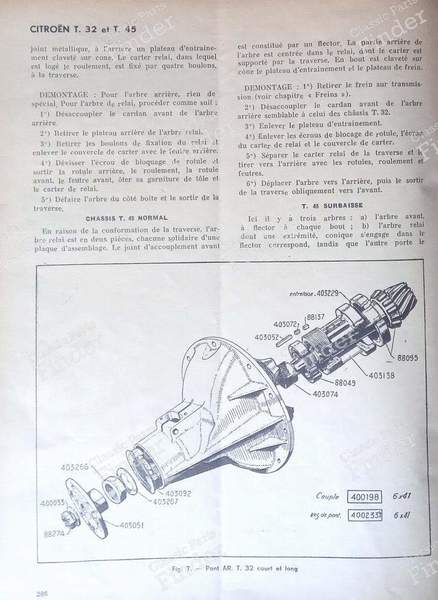 Technische Zeitschrift SERVICE 1946 - CITROËN Type 45 - 12/1946- 3