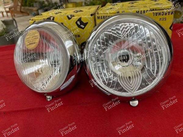 Paire de phares complets - RENAULT 4 CV - ABTP 496- 4
