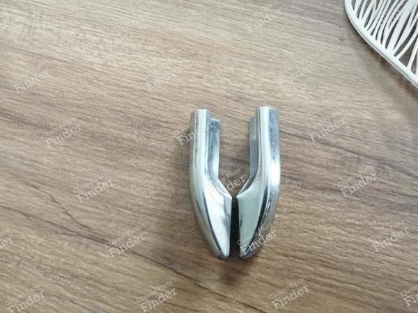 Pair of chrome-plated end caps for gutters - CITROËN CX - 1