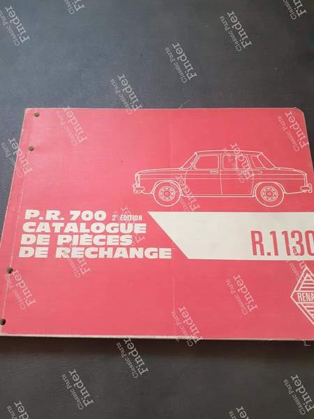 Spare Parts Catalog - RENAULT 8 (R8) - PR700- 0