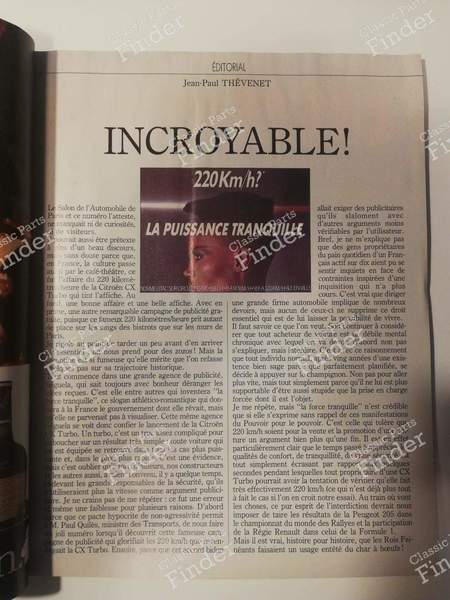 L'Automobile Magazine - November 1984 - PEUGEOT 305 - #461- 4